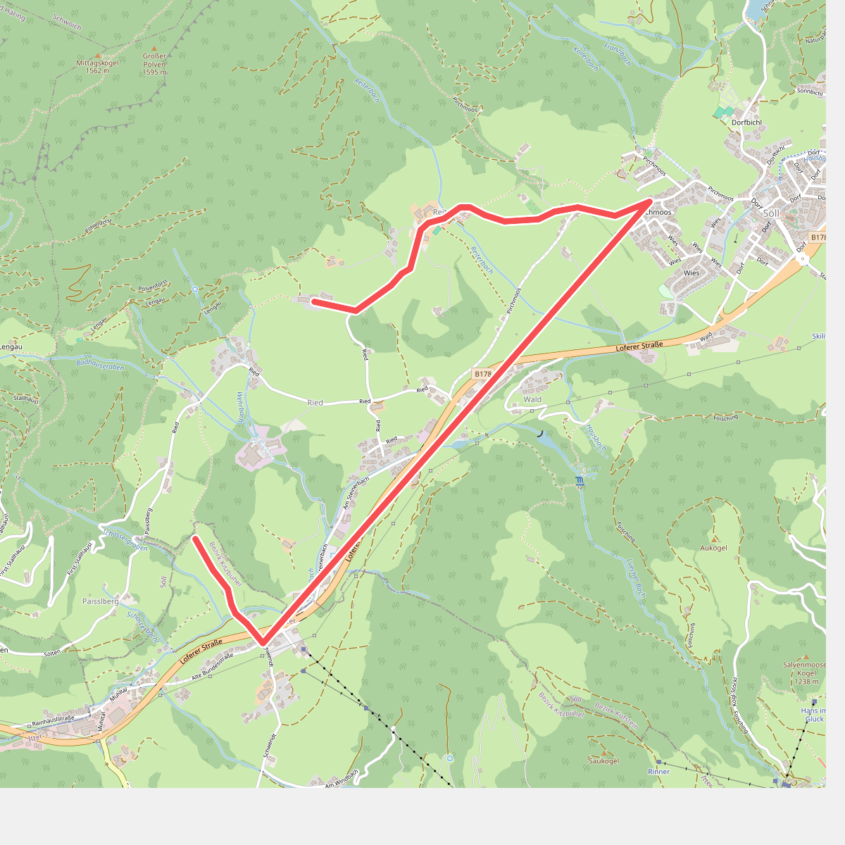 Wanderweg 1 - Söll