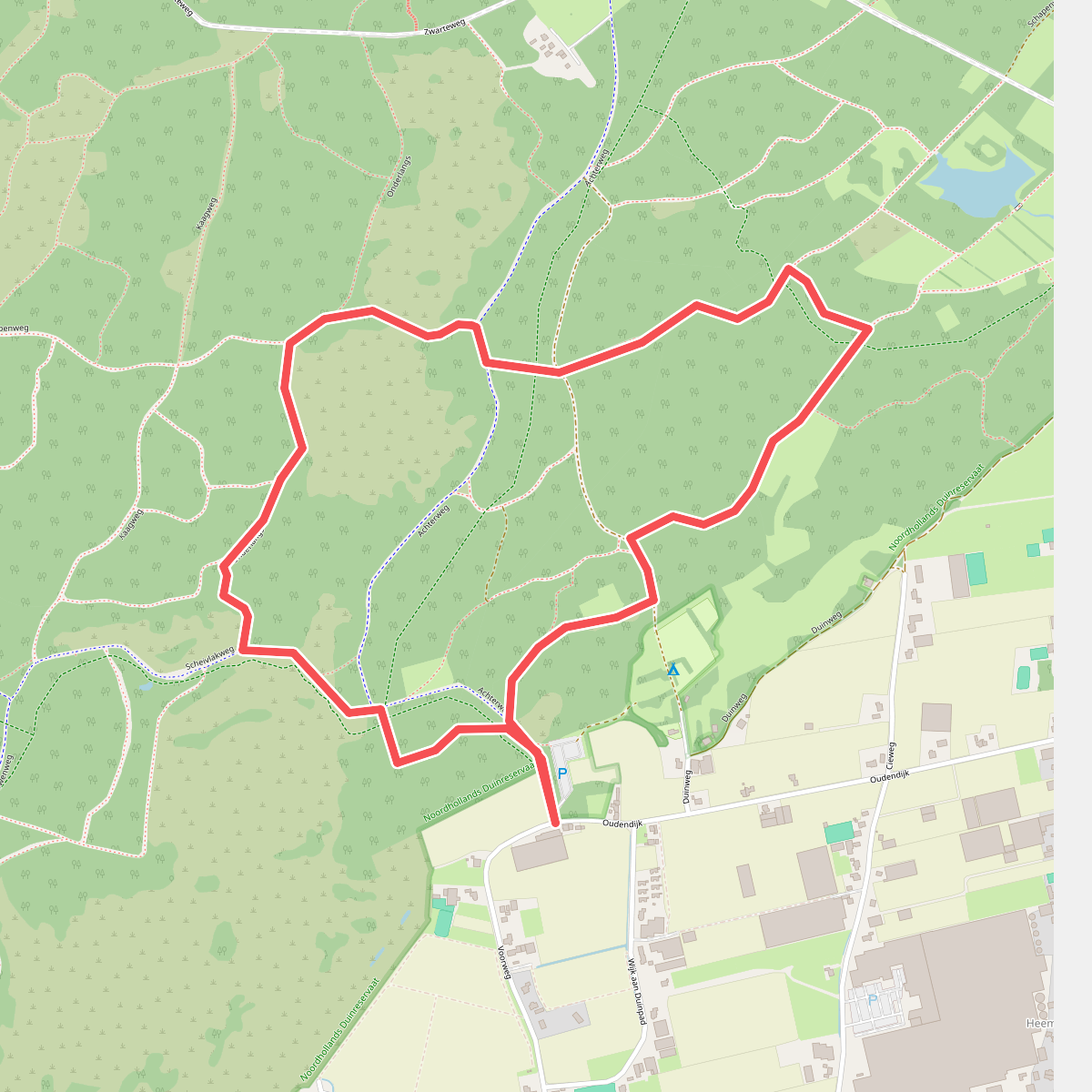 Van de eiken en de beren (duinroute van PWN)