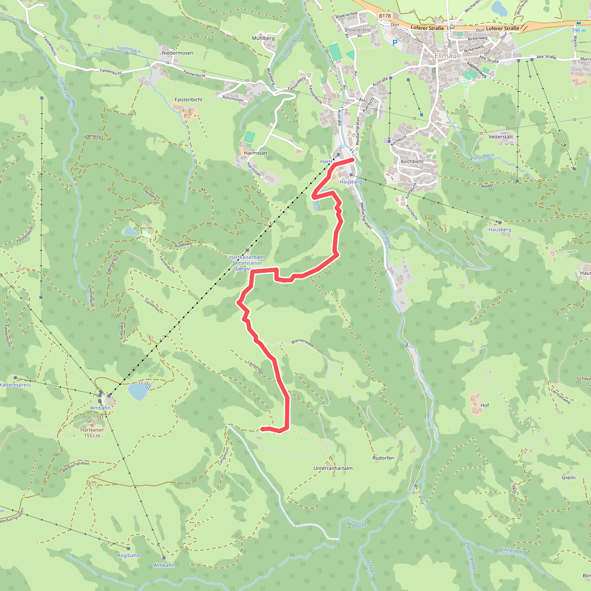 Wanderweg 7 - Ellmau