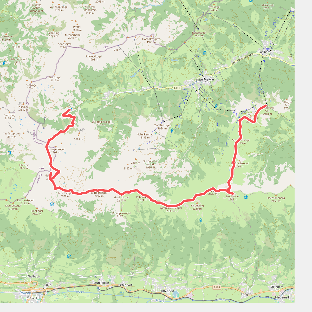 The SEVEN SUMMITS of Saalbach Hinterglemm