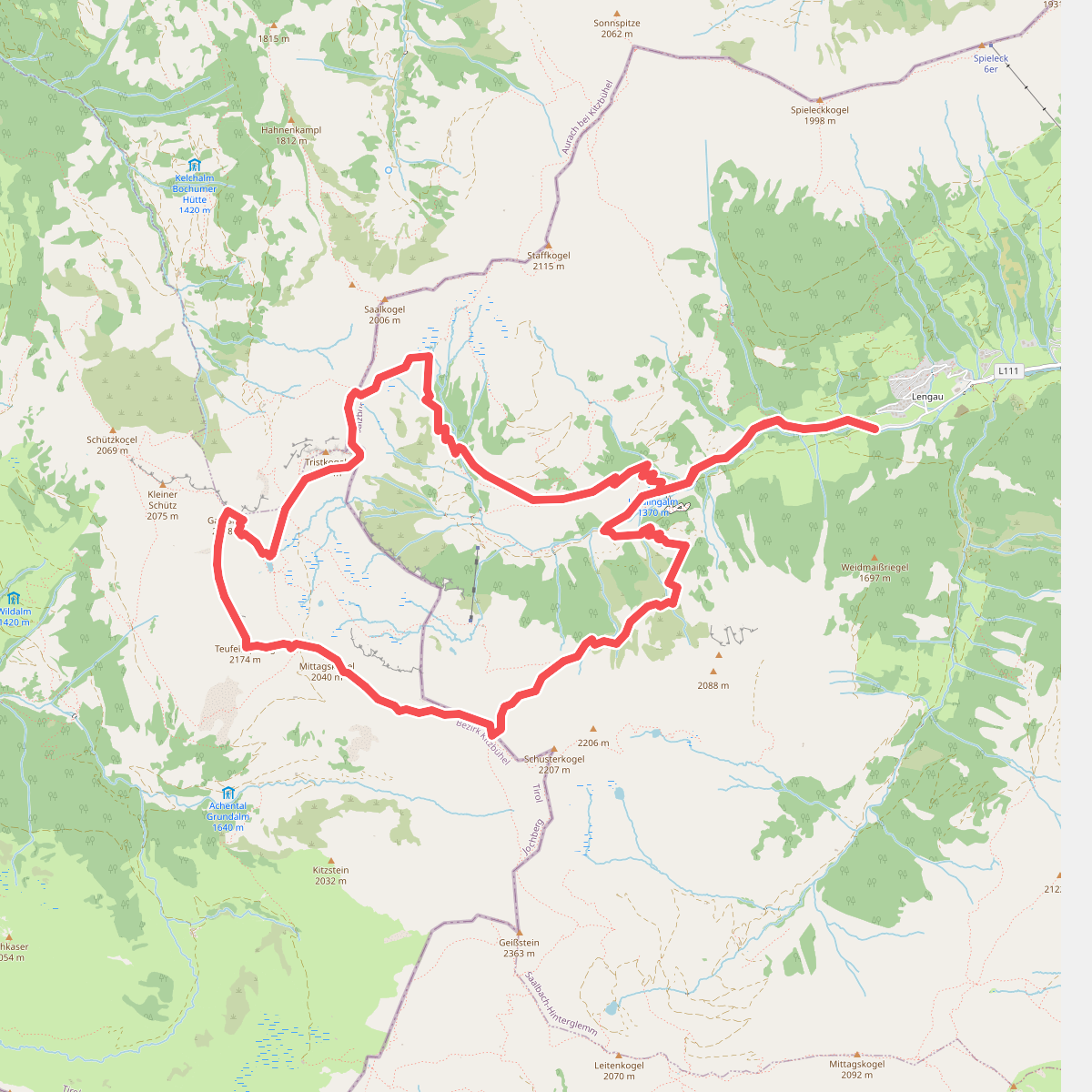 Wandertour Gamshag