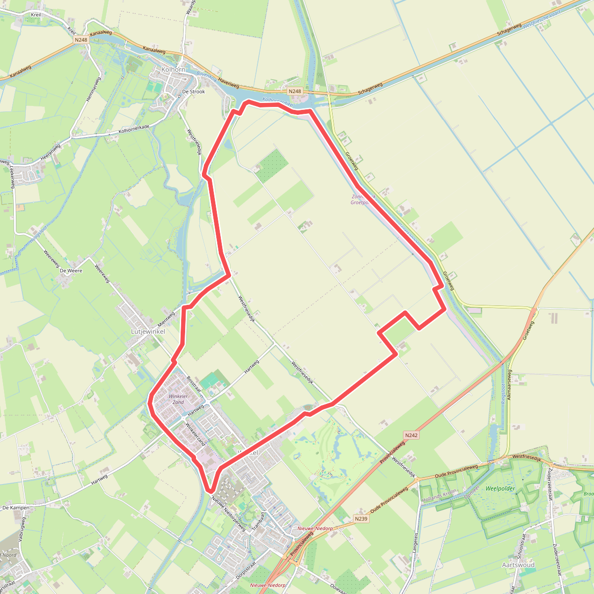 Groetpolderroute tijdens het broedseizoen