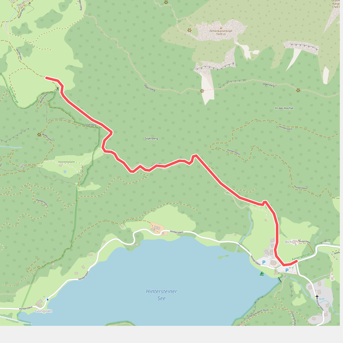 Wanderweg 45a - Wilder Kaiser