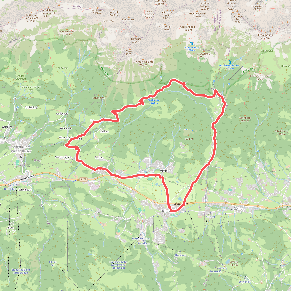 Wanderweg 14 - Wilder Kaiser
