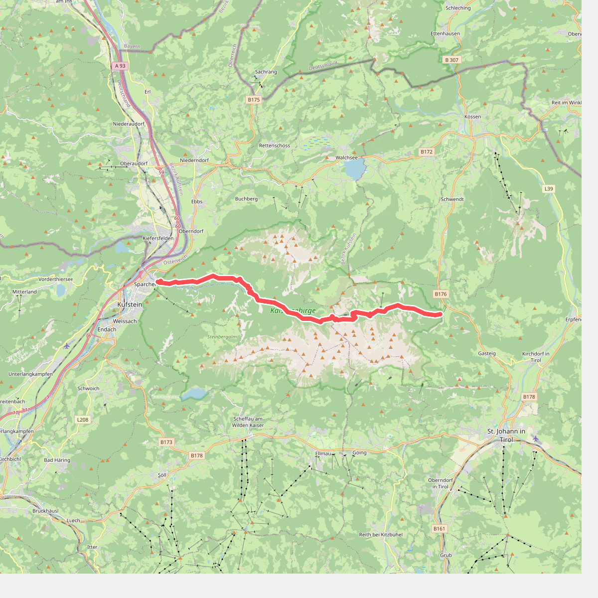 Wanderweg 801 - Kaisergebirge