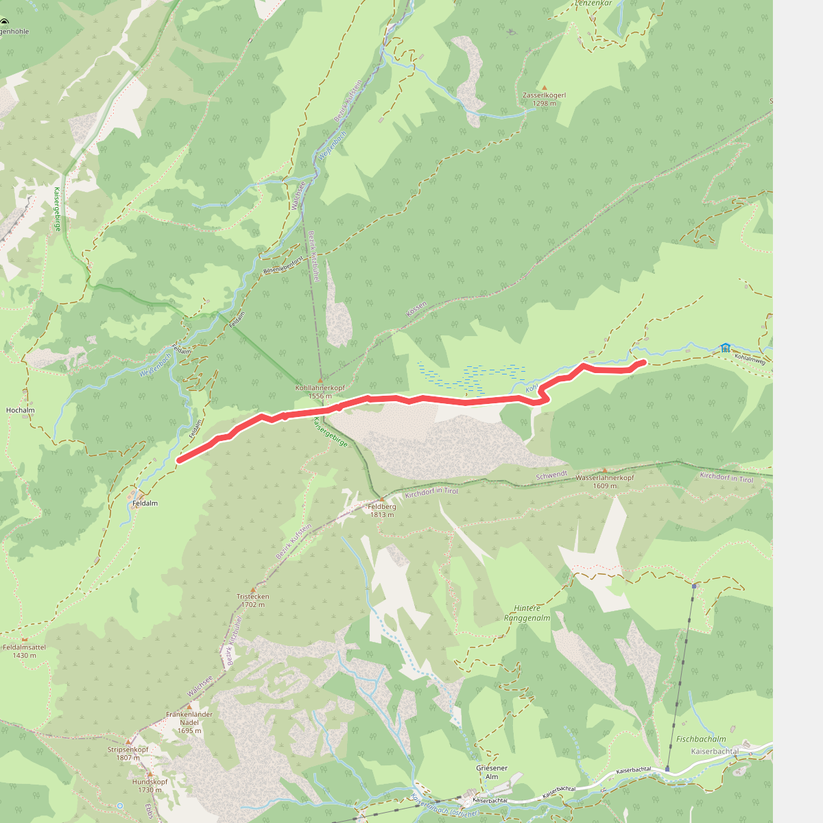 Kohllahnersattel - Kohlalm