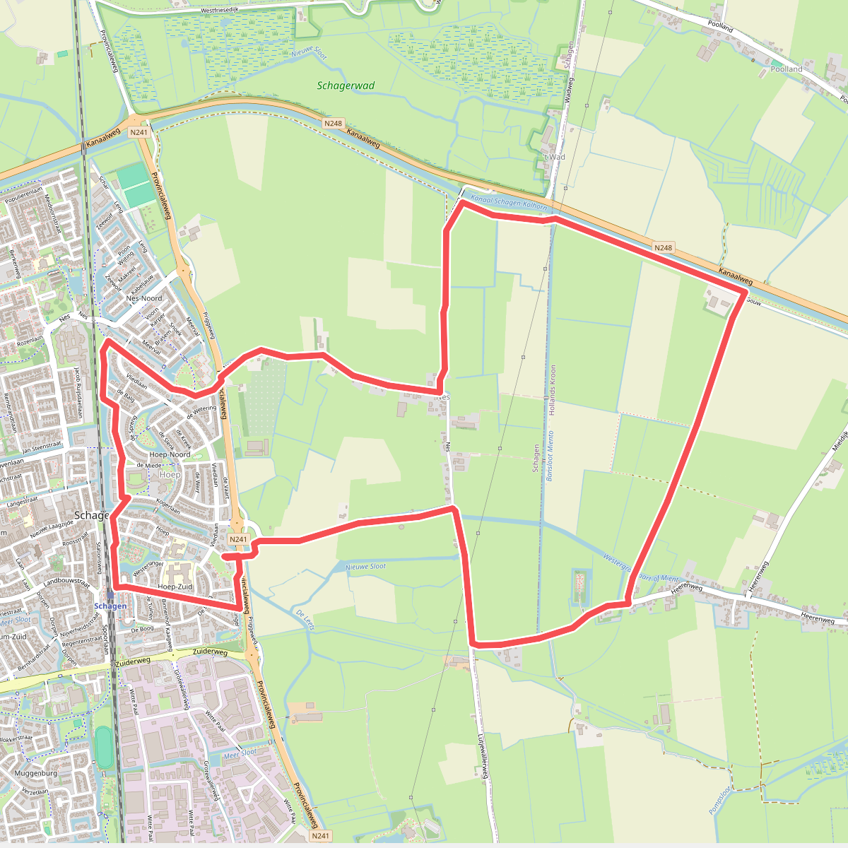 Barsingerhornroute (paars)