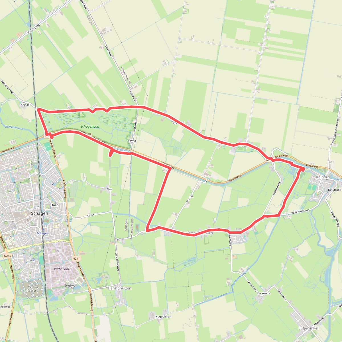 Westfriesedijkroute (geel)