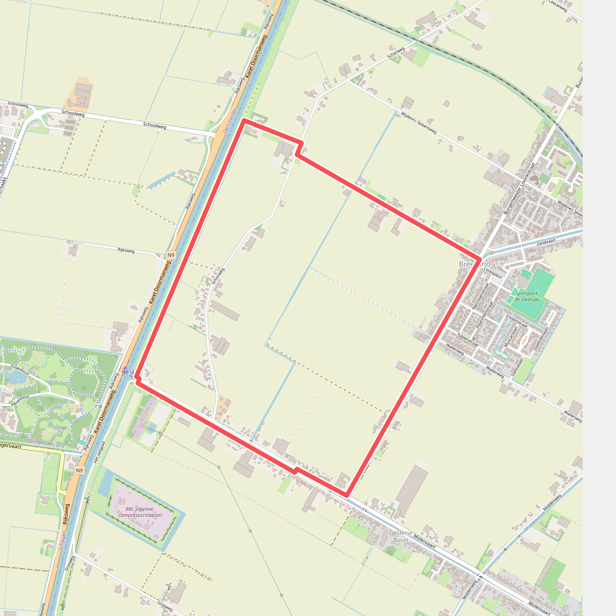 Noordhollands Kanaalroute (groen)