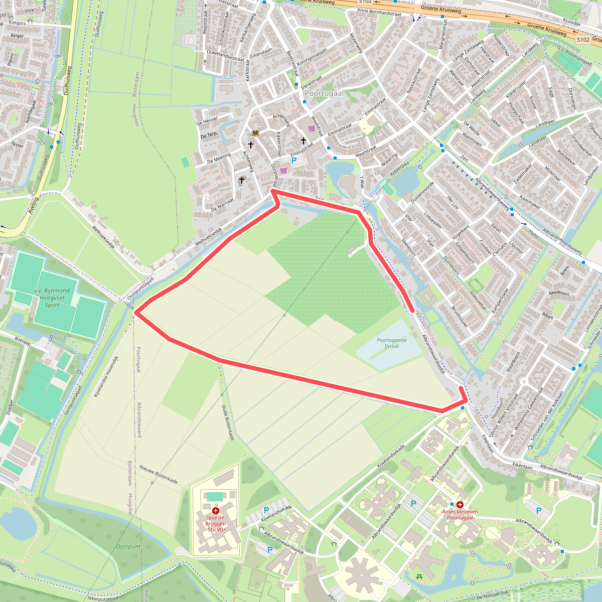 Rondje om het huis