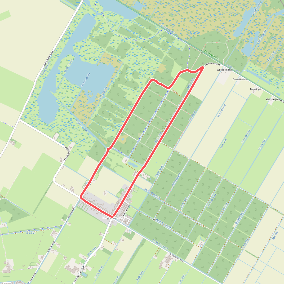 Wandeling compagnonsbossen 5km