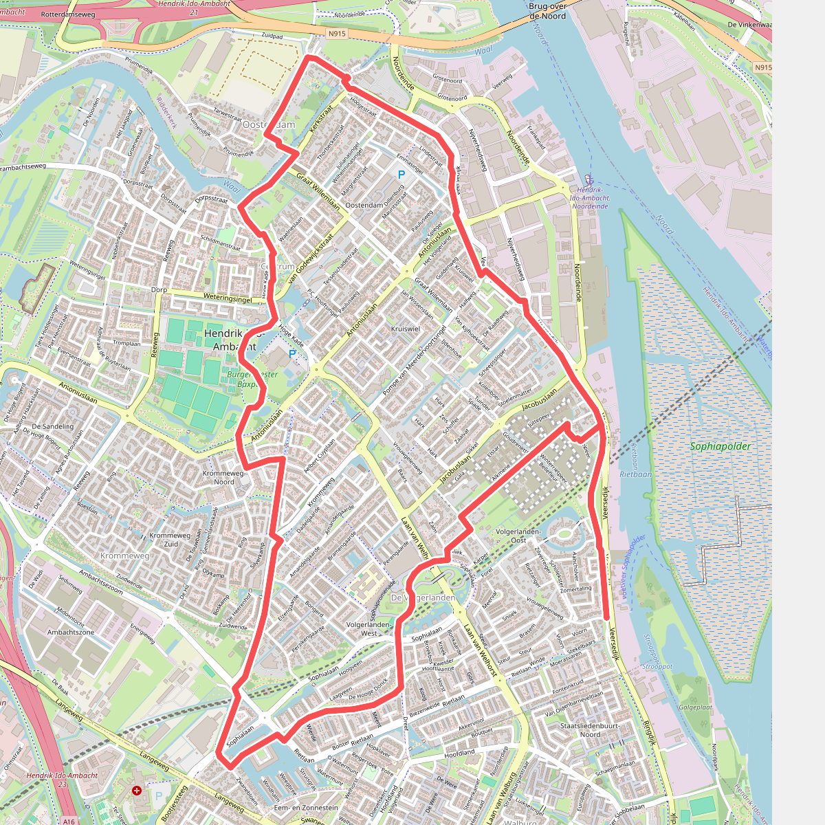Bijna 10km rustige wandelroute