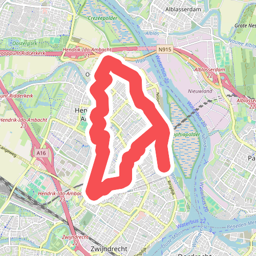 Bijna 10km rustige wandelroute