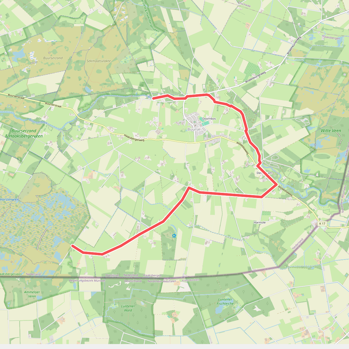Variant Den Broam · Trekvogelpad etappe 21