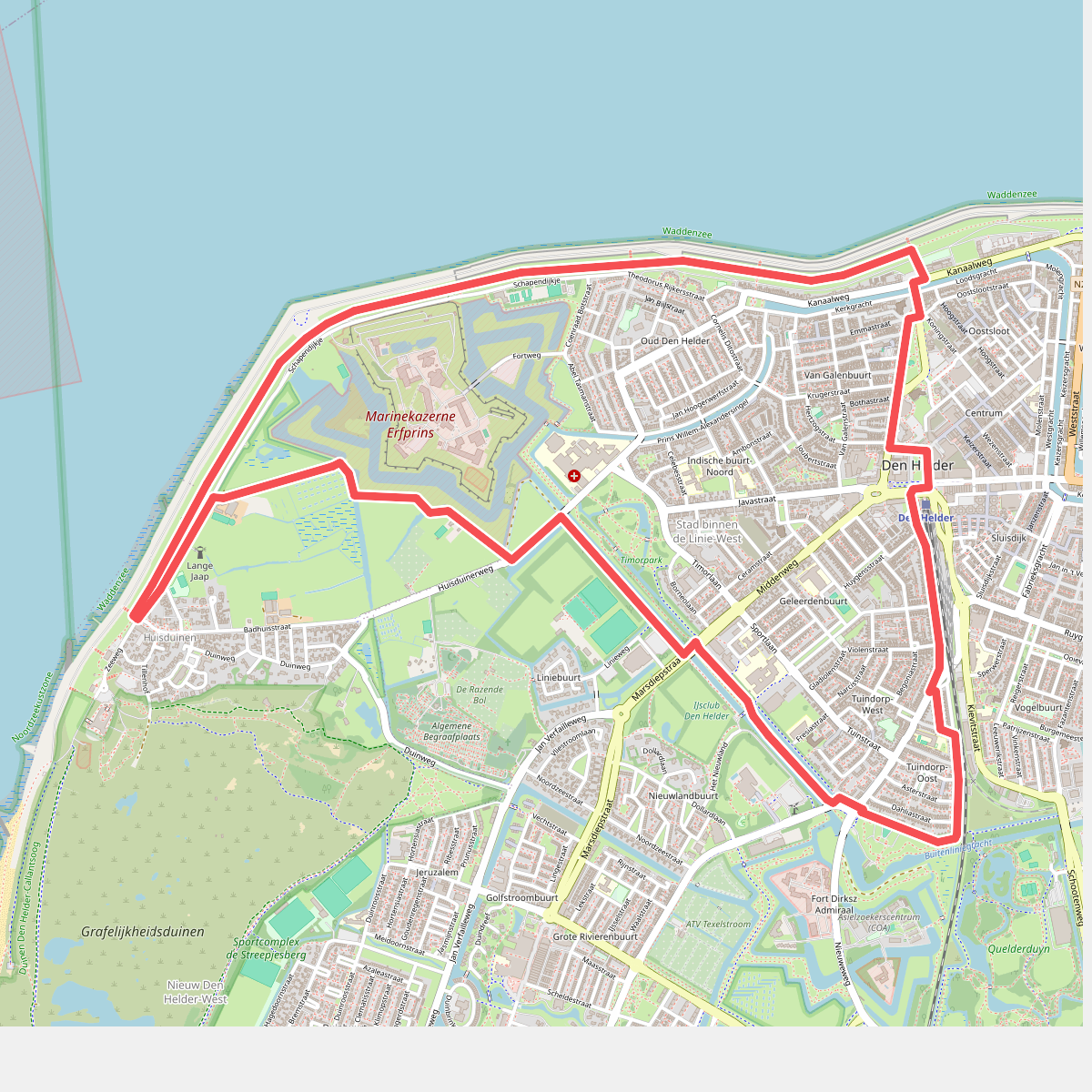 Lange Jaaproute (groen)