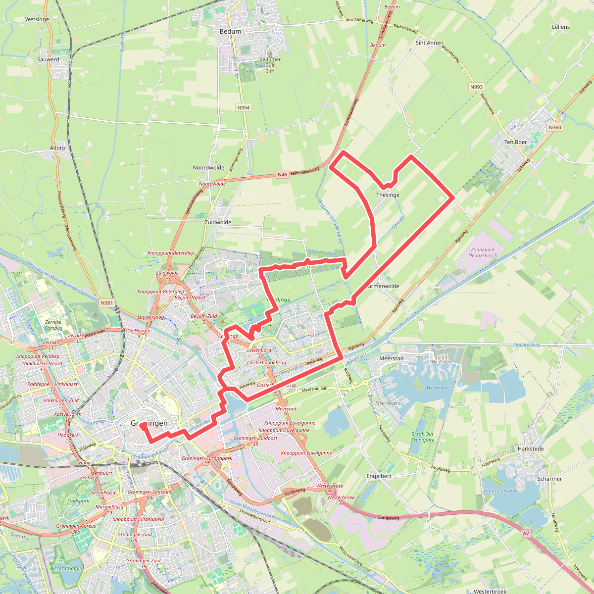 Groningse 4daagse dag 3 - Oost 30