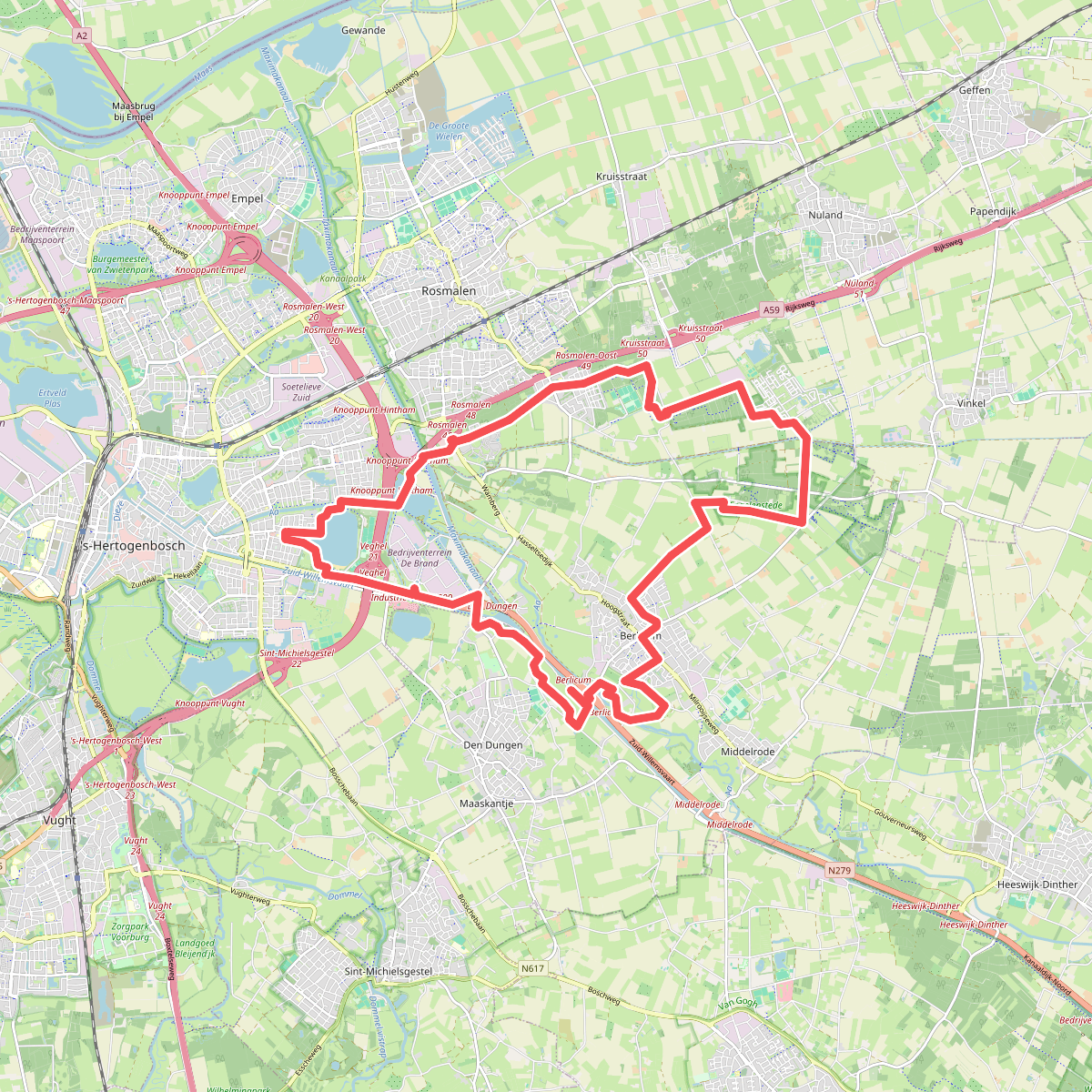 Derde etappe Bossche A4D 25 km 2026
