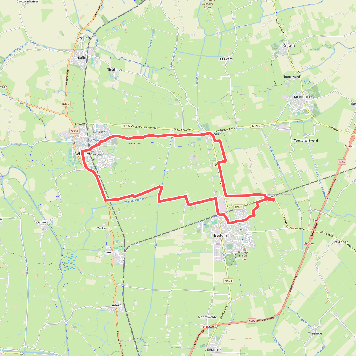 Bedum zaterdag 11 april
