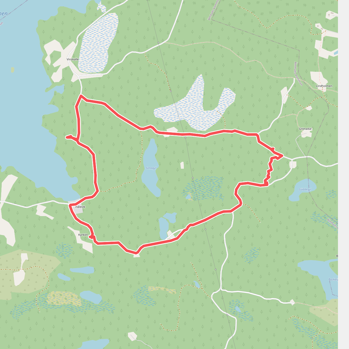 Knihult en omgeving