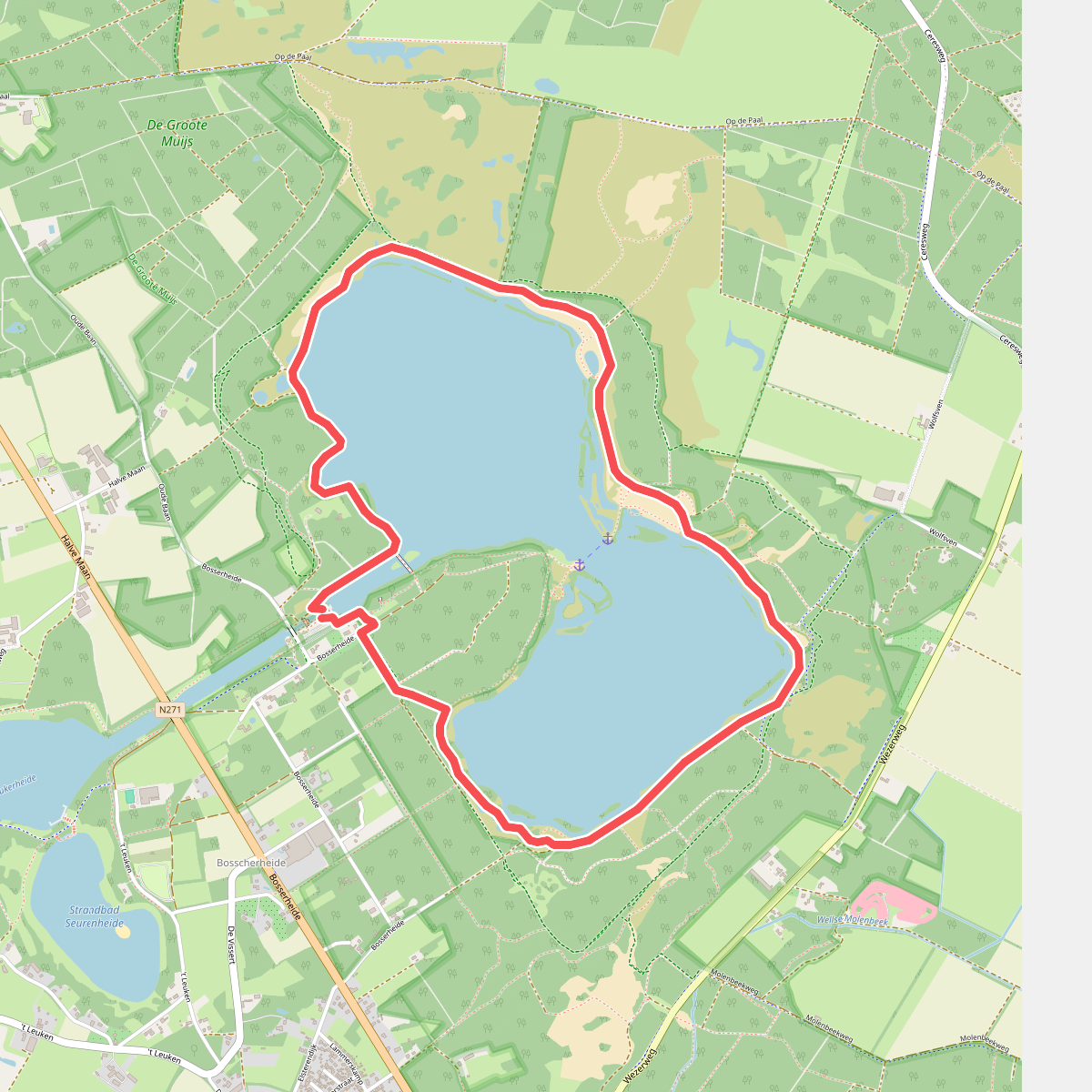 Route Reindersmeer Well