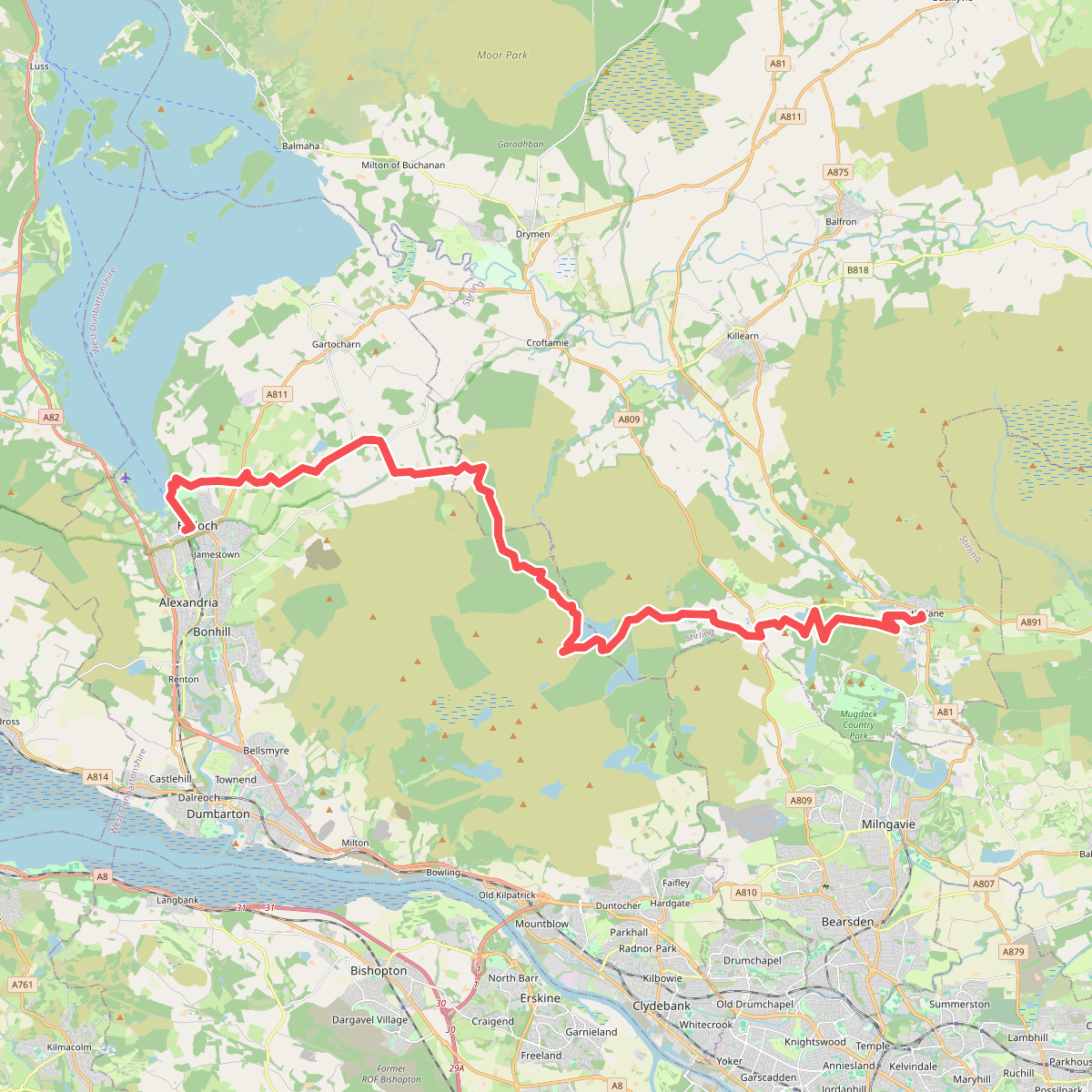 John Muir Way: 2. Balloch - Strathblane