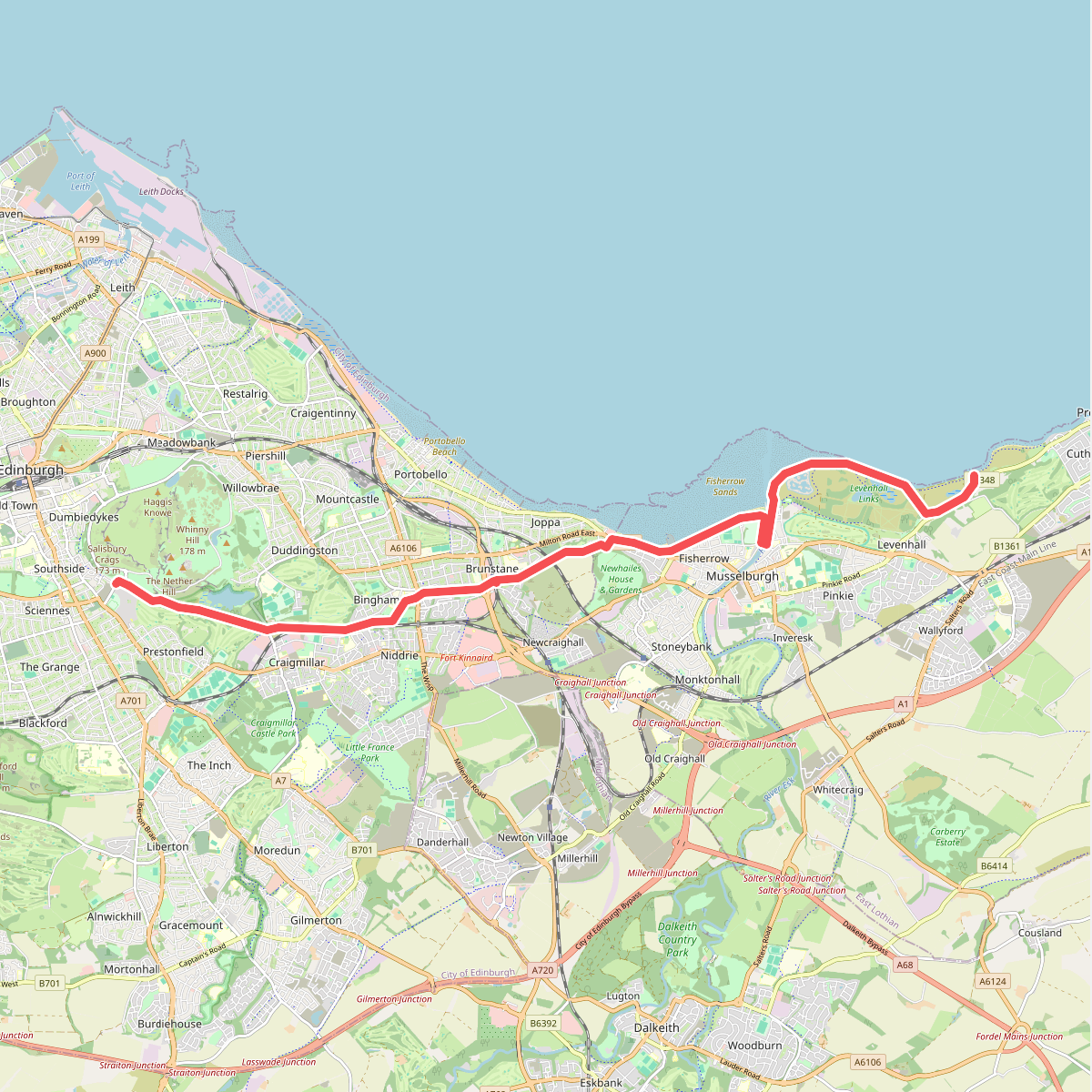 John Muir Way: 8. Edinburgh - Prestonpans