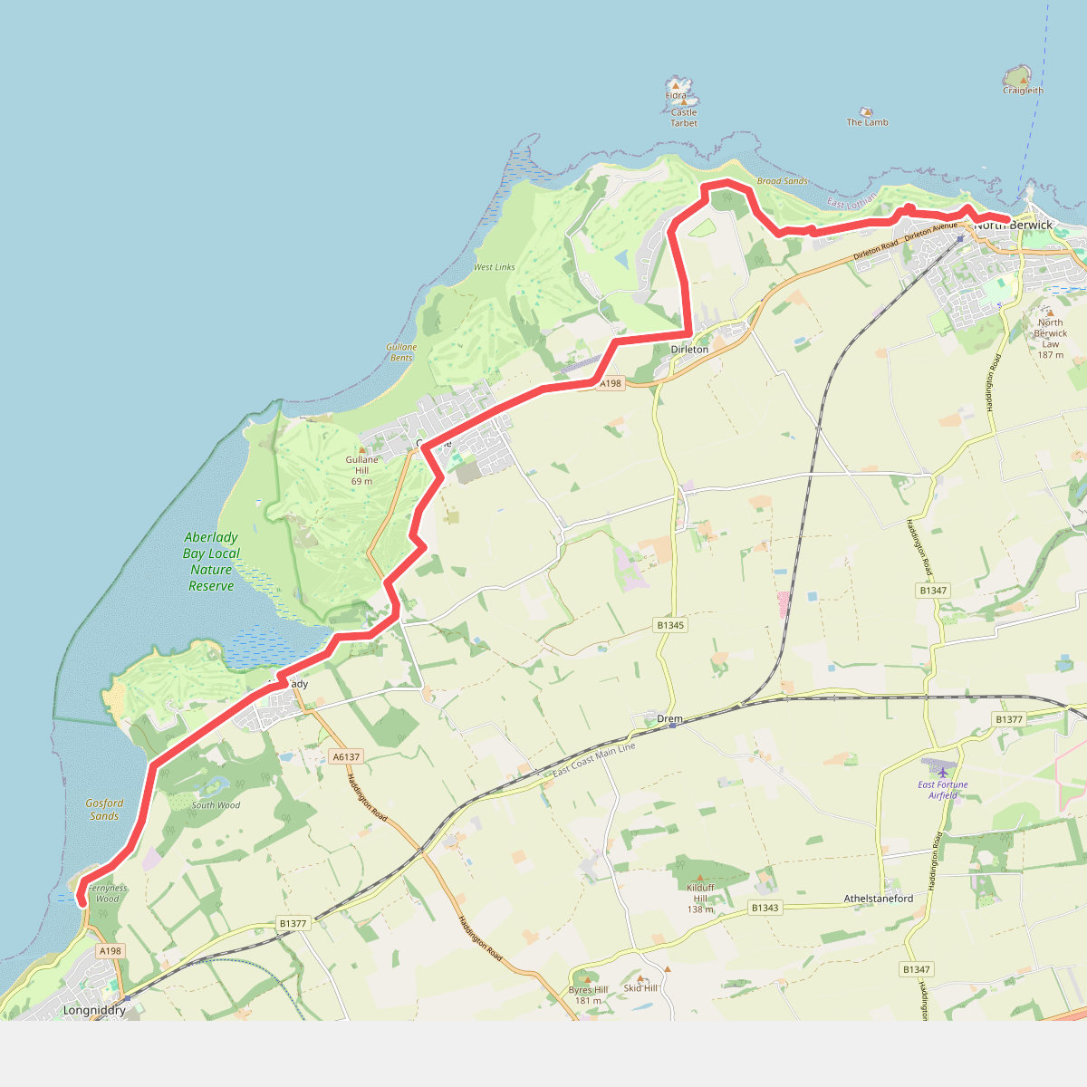 John Muir Way: 9. Prestonpans - North Berwick