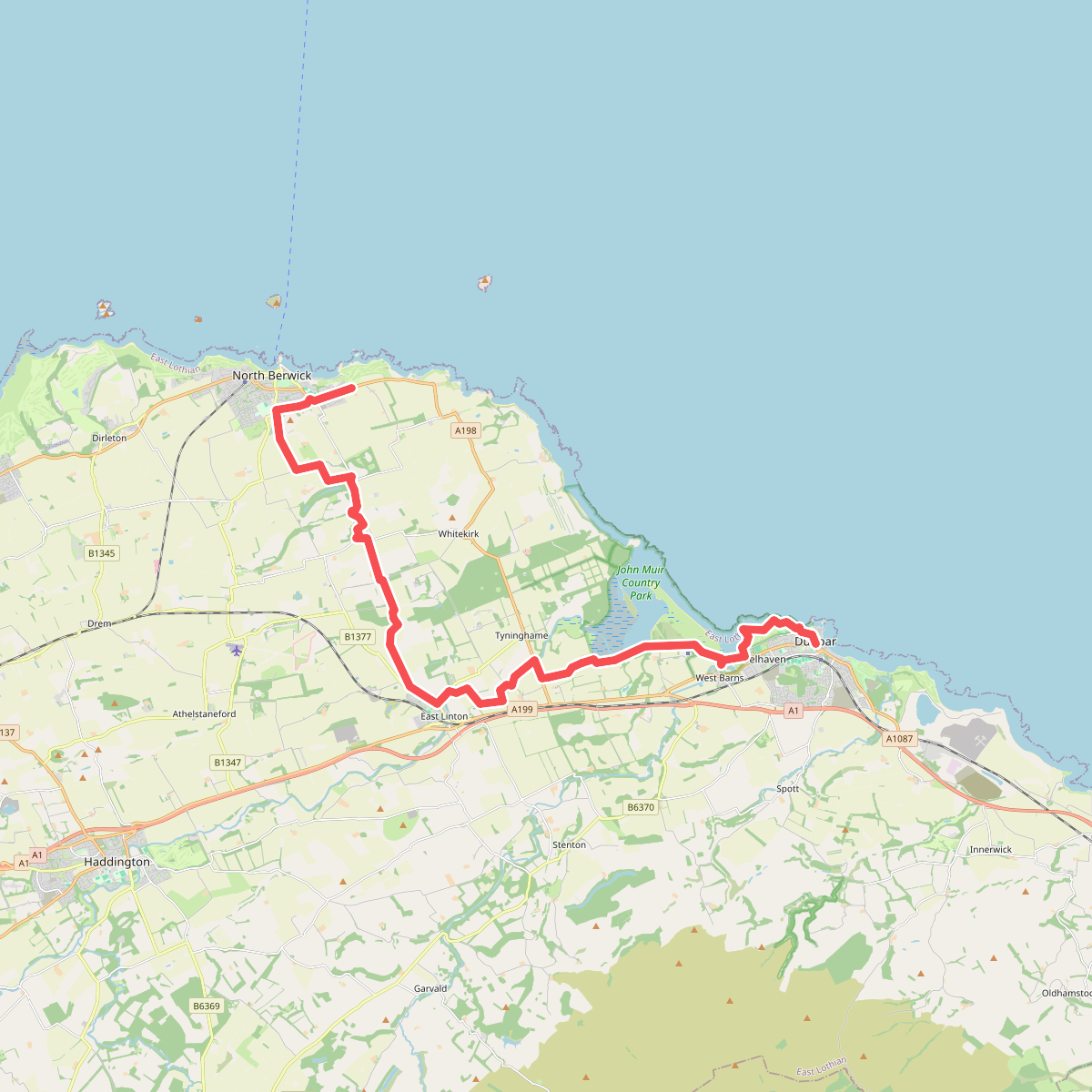 John Muir Way: 10. North Berwick - Dunbar