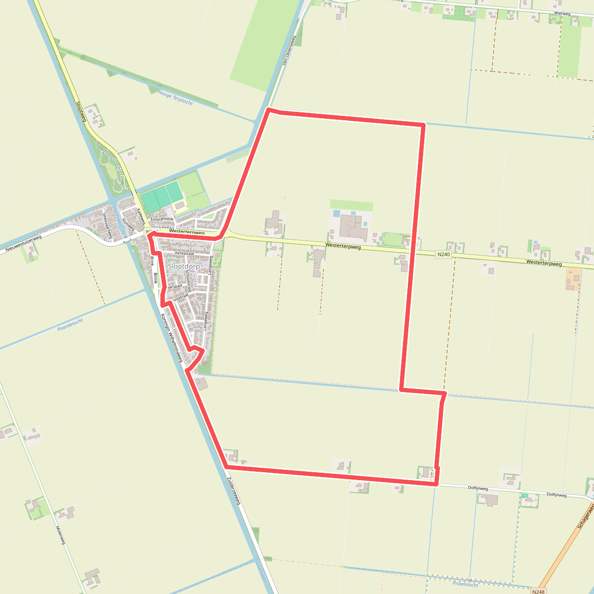 Zuidroute (groen)