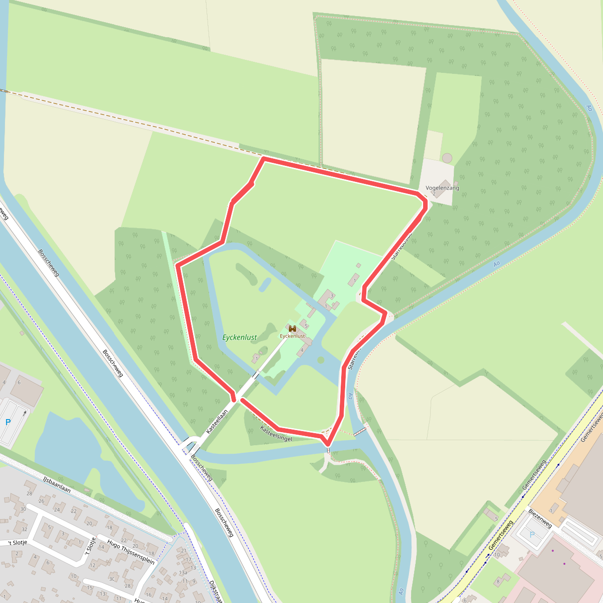 Rondje om Kasteel Eyckenlust
