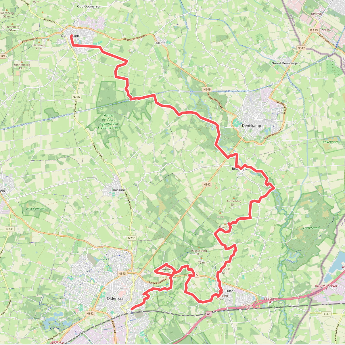Ootmarsum - Oldenzaal station · Twentepad etappe 3