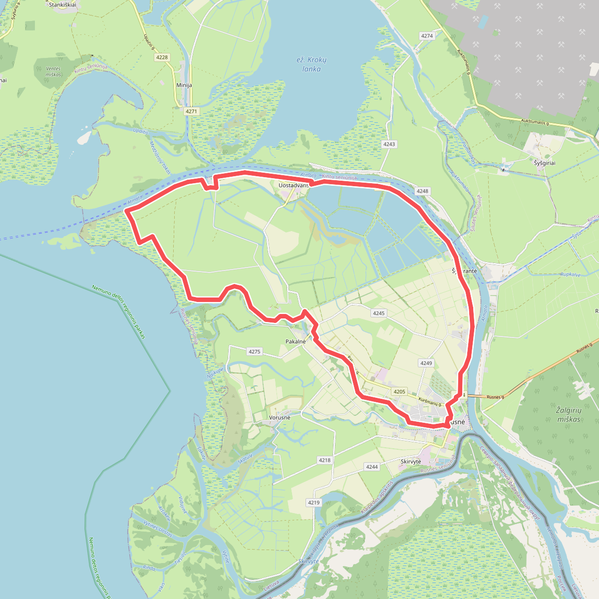 E9 section 69: Rusnė Island
