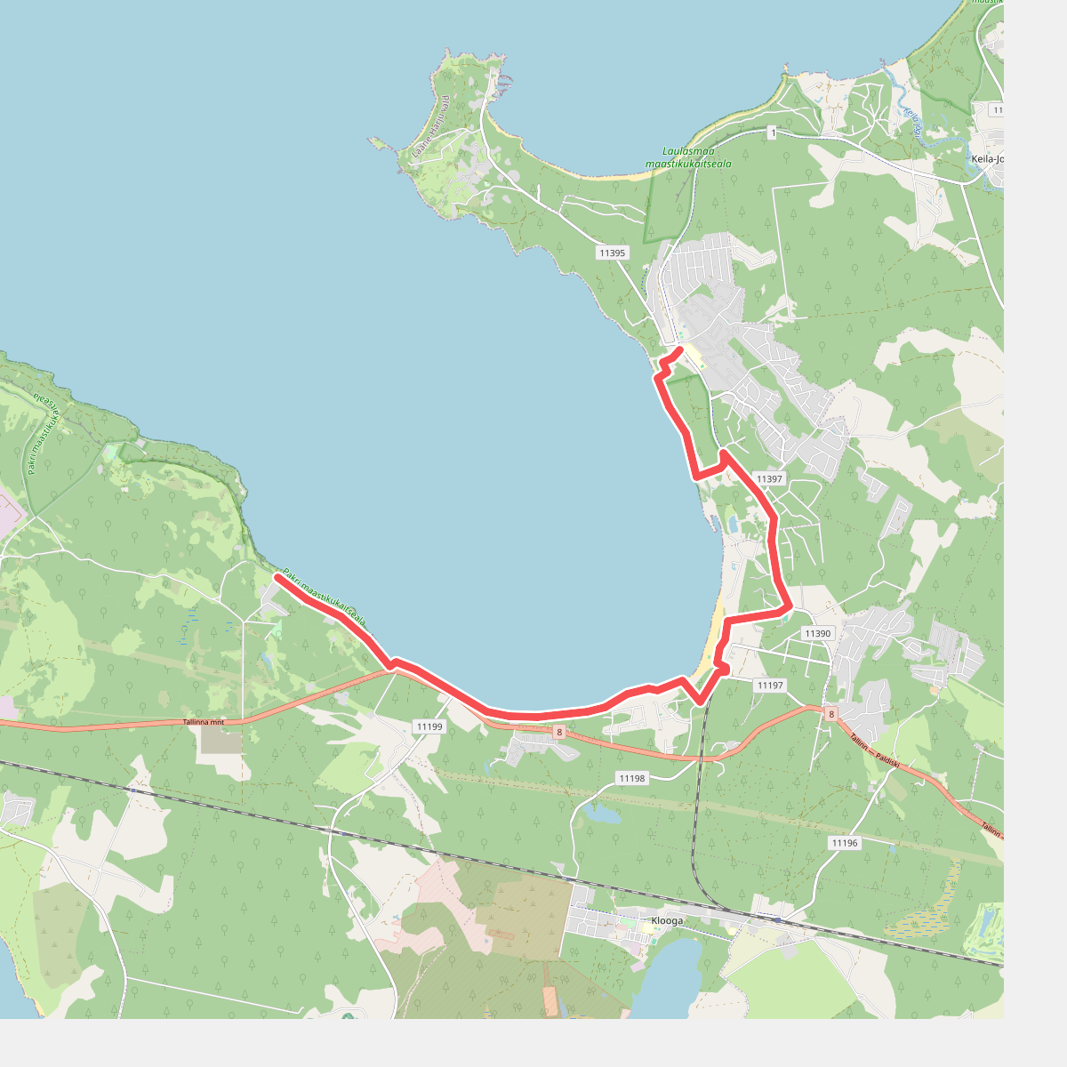 E9 section 57: Kersalu - Laulasmaa