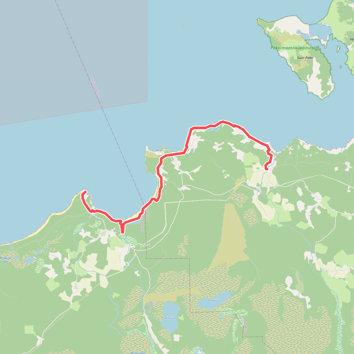 d53_Euroopa matkarada E9, Eesti