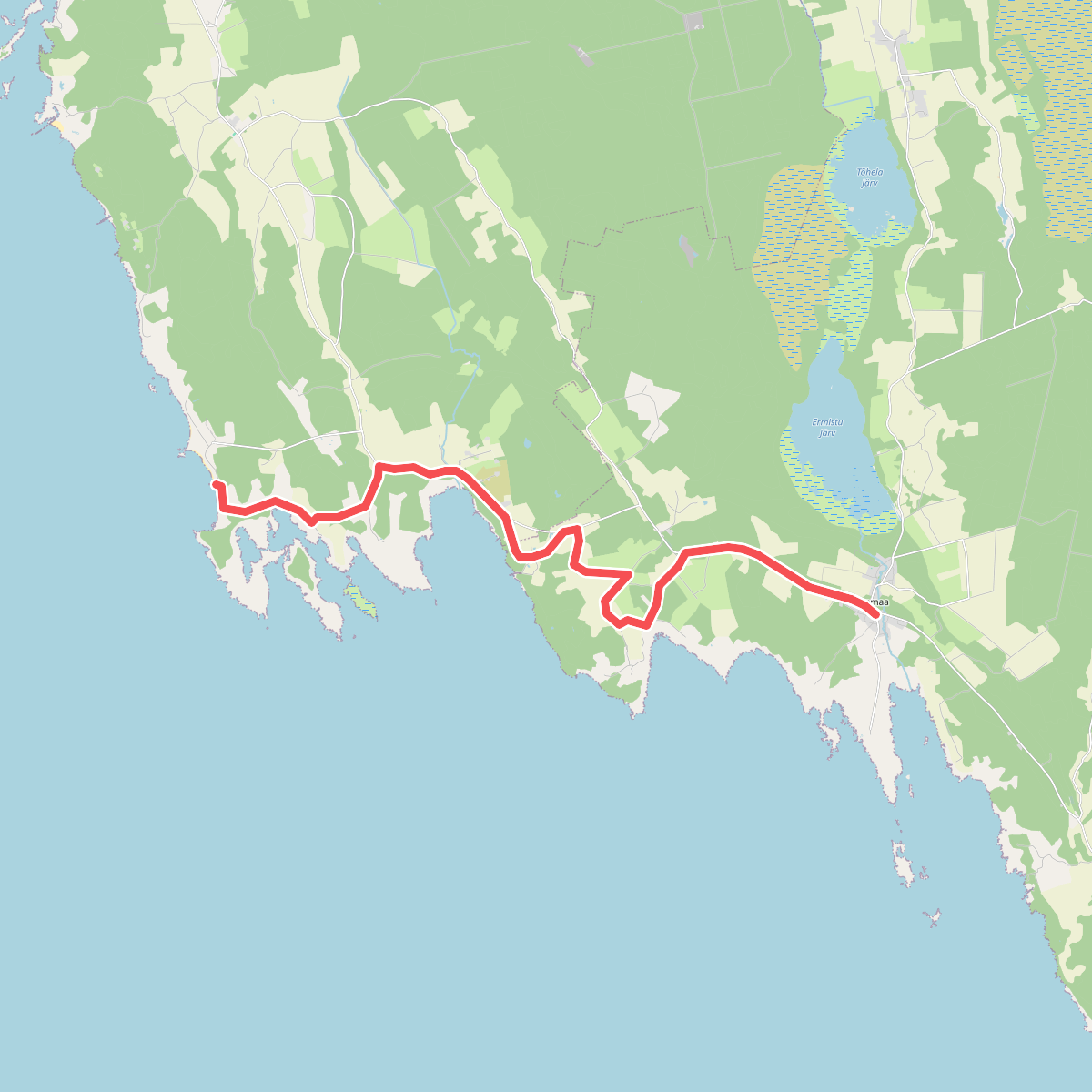 E9 section 38: Tõstamaa-Matsi