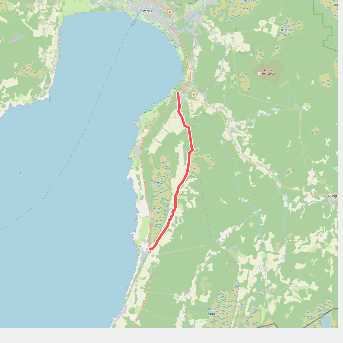 E9 section 33: Häädemeeste-Uulu
