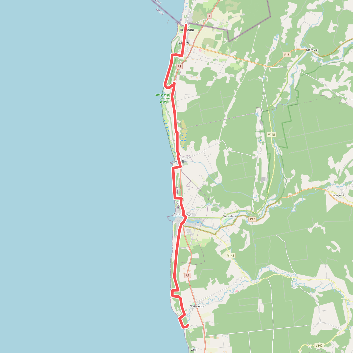 E9 Section 30: Svētciems - Ainaži