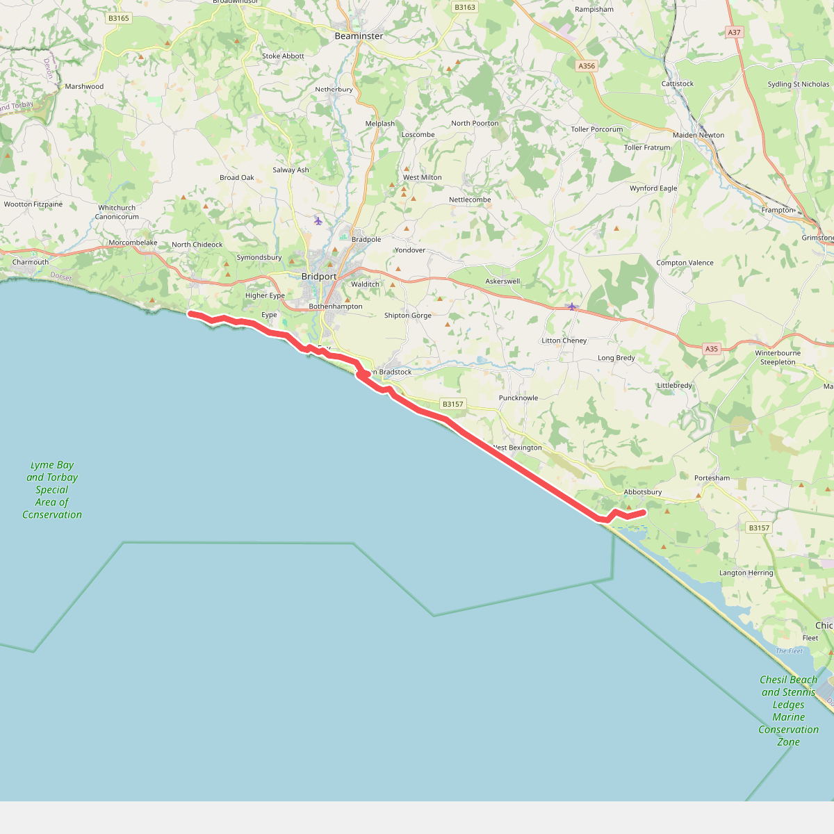 South West Coast Path (Section 47: Seatown to Abbotsbury)