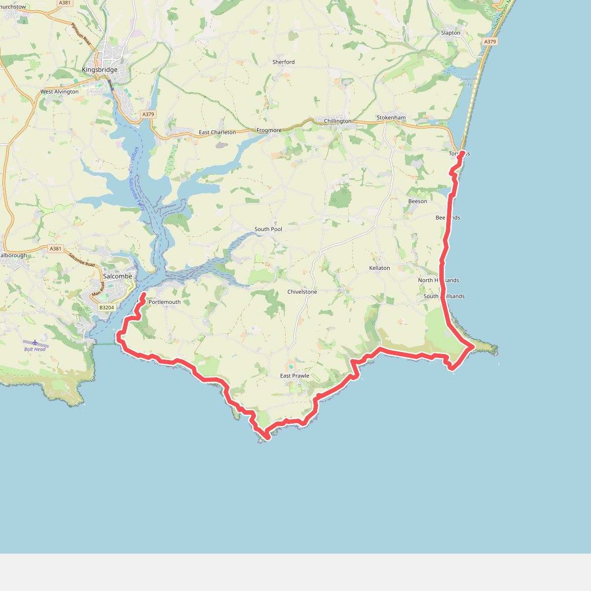 South West Coast Path (Section 39: Salcombe to Torcross)