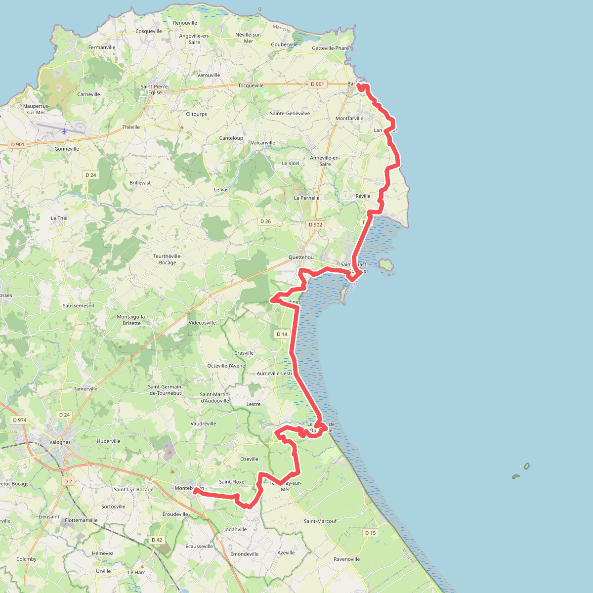 Littoral de la Normandie · GR 223