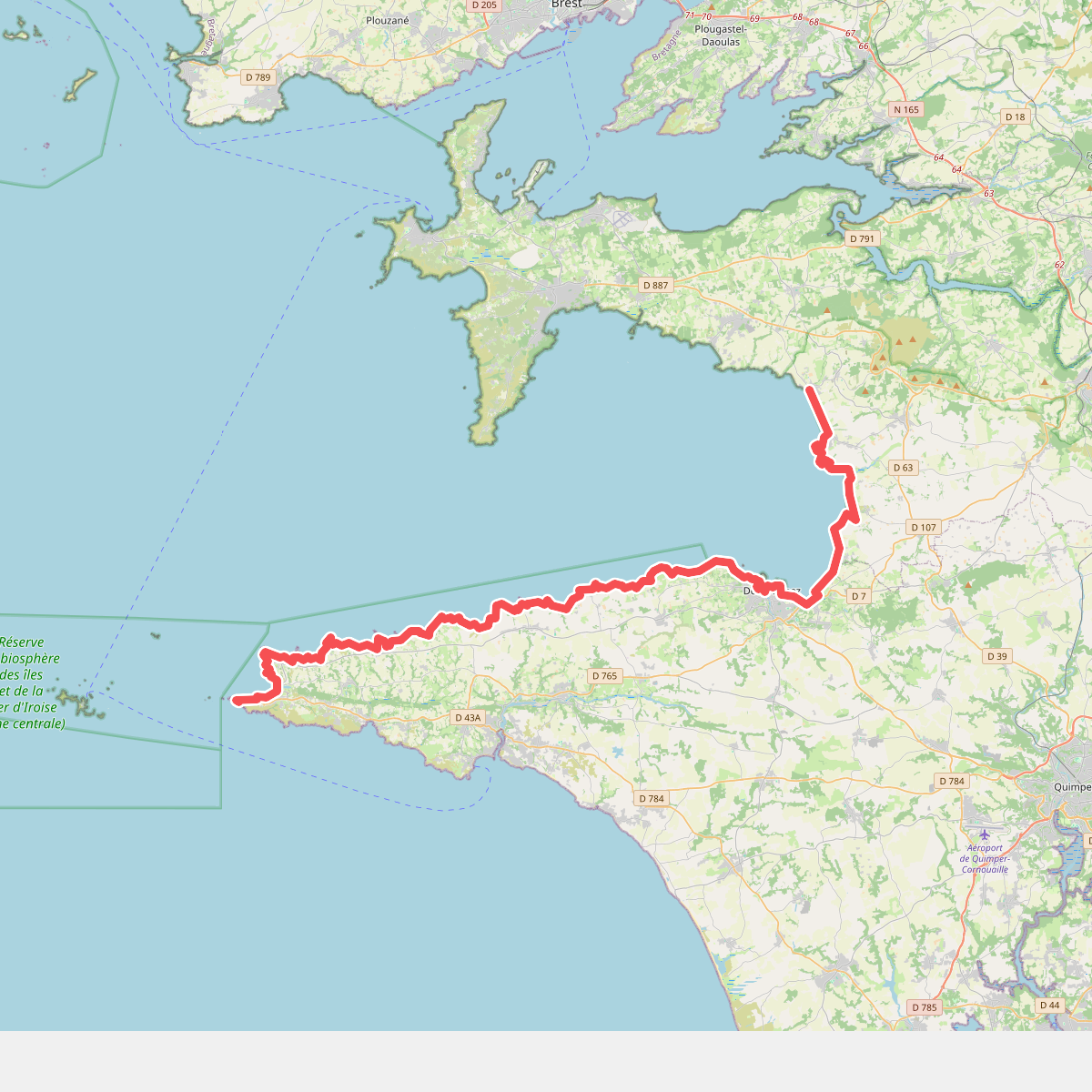 Chemin des Douaniers, Pentrez - Pointe du Raz