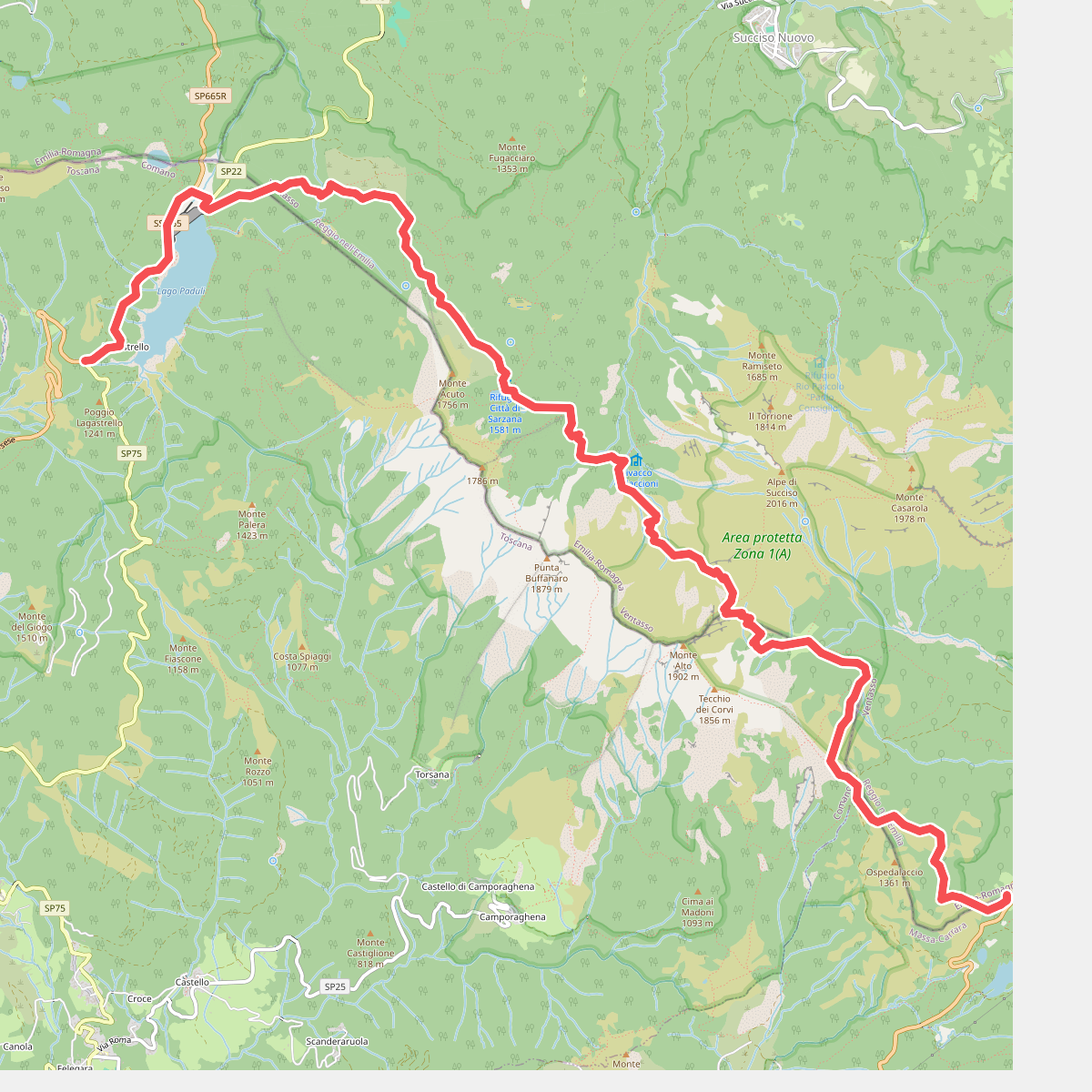 E1 Toscana 04 Passo del Lagastrello - Passo del Cerreto
