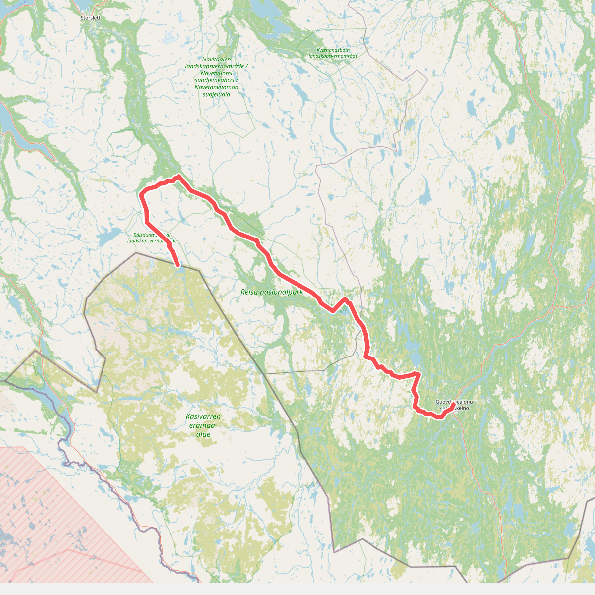 European Long distance path E1 - Norway (north) · E1