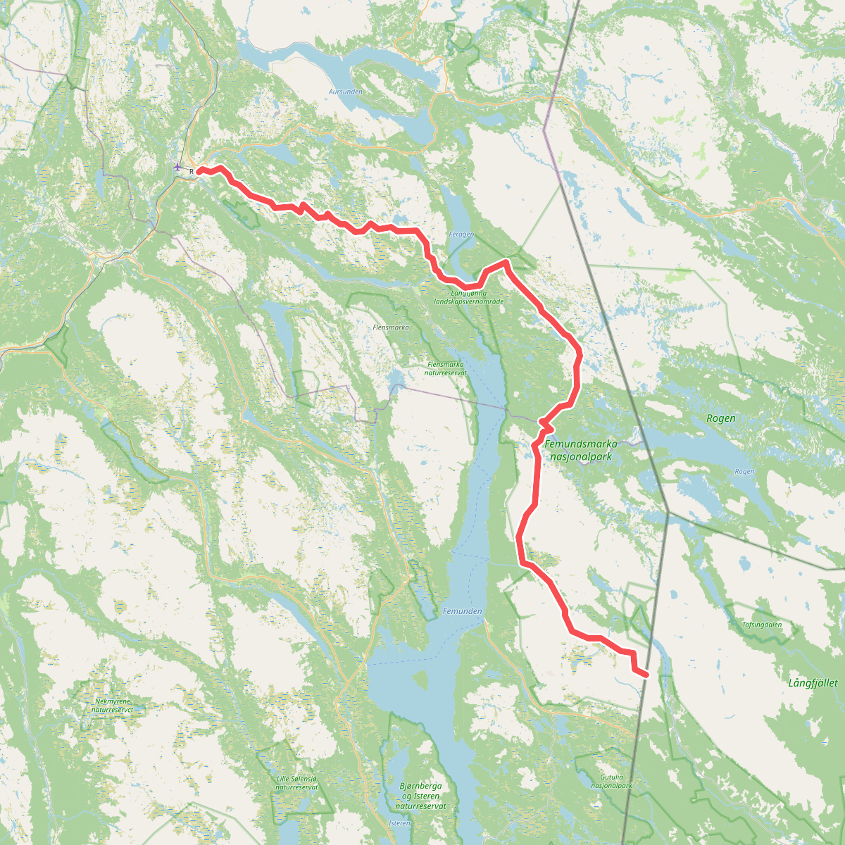 European Long distance path E1 - Norway, Hedmark