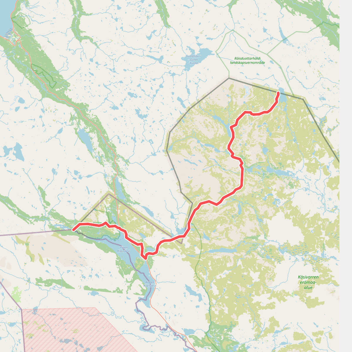 European Long distance path E1 - Finland