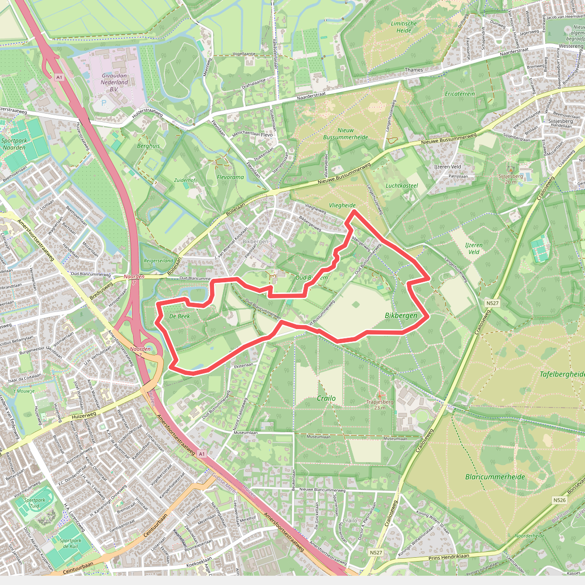 Oud-Bussemroute (geel)