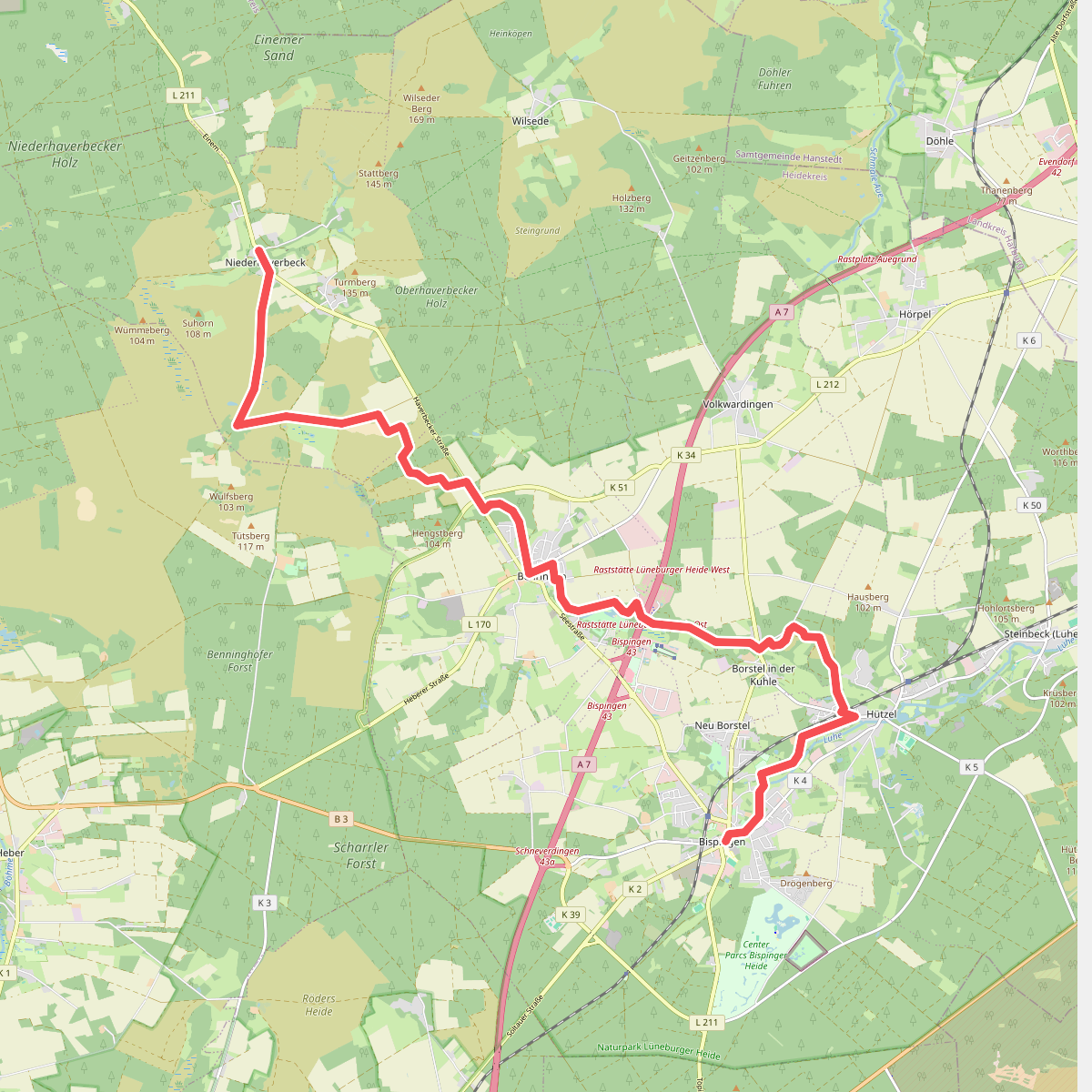 Heidschnuckenweg Etappe 5: Niederhaverbeck - Bispingen