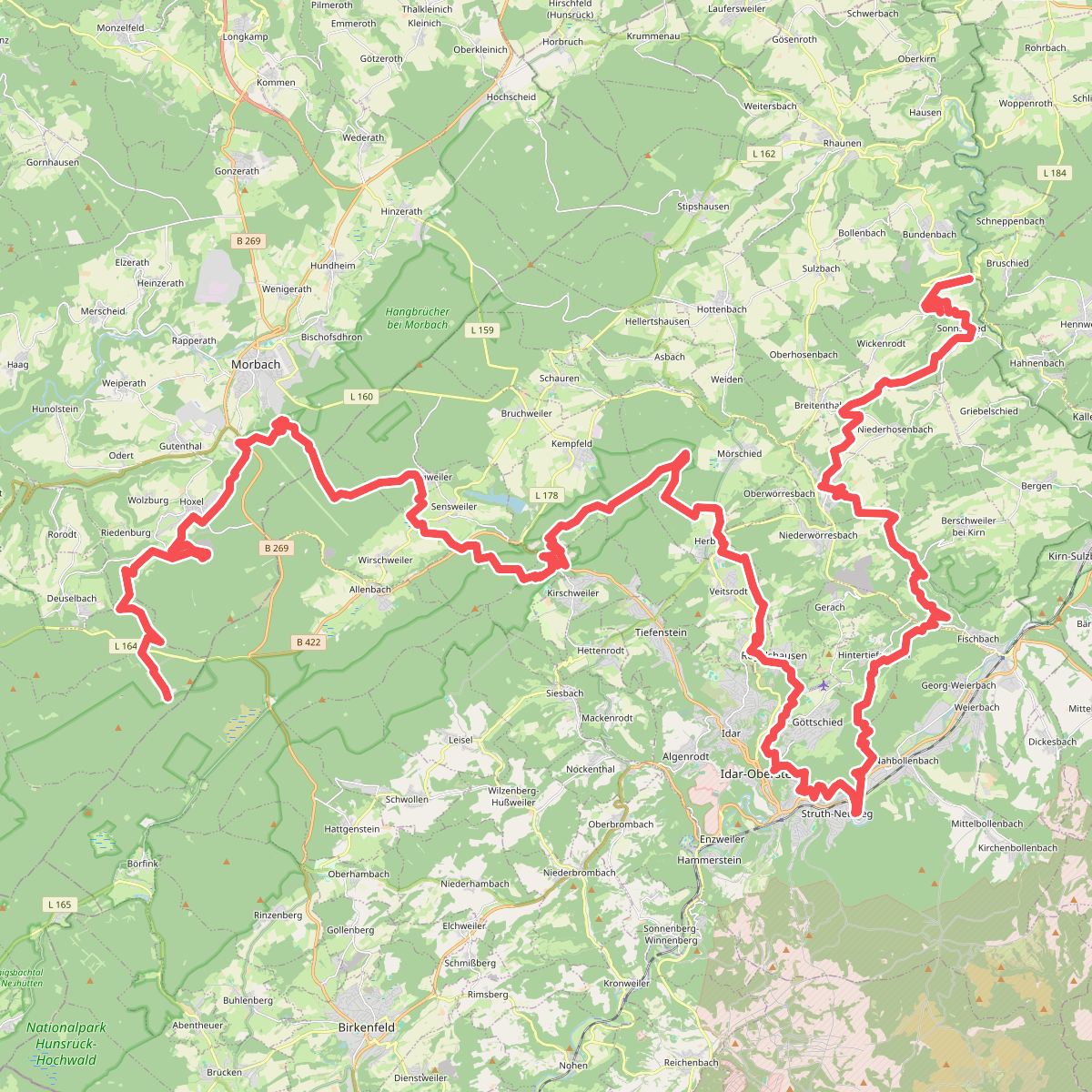 Nord Süd Trail, Abschnitt Rudolfshaus - Erbeskopf