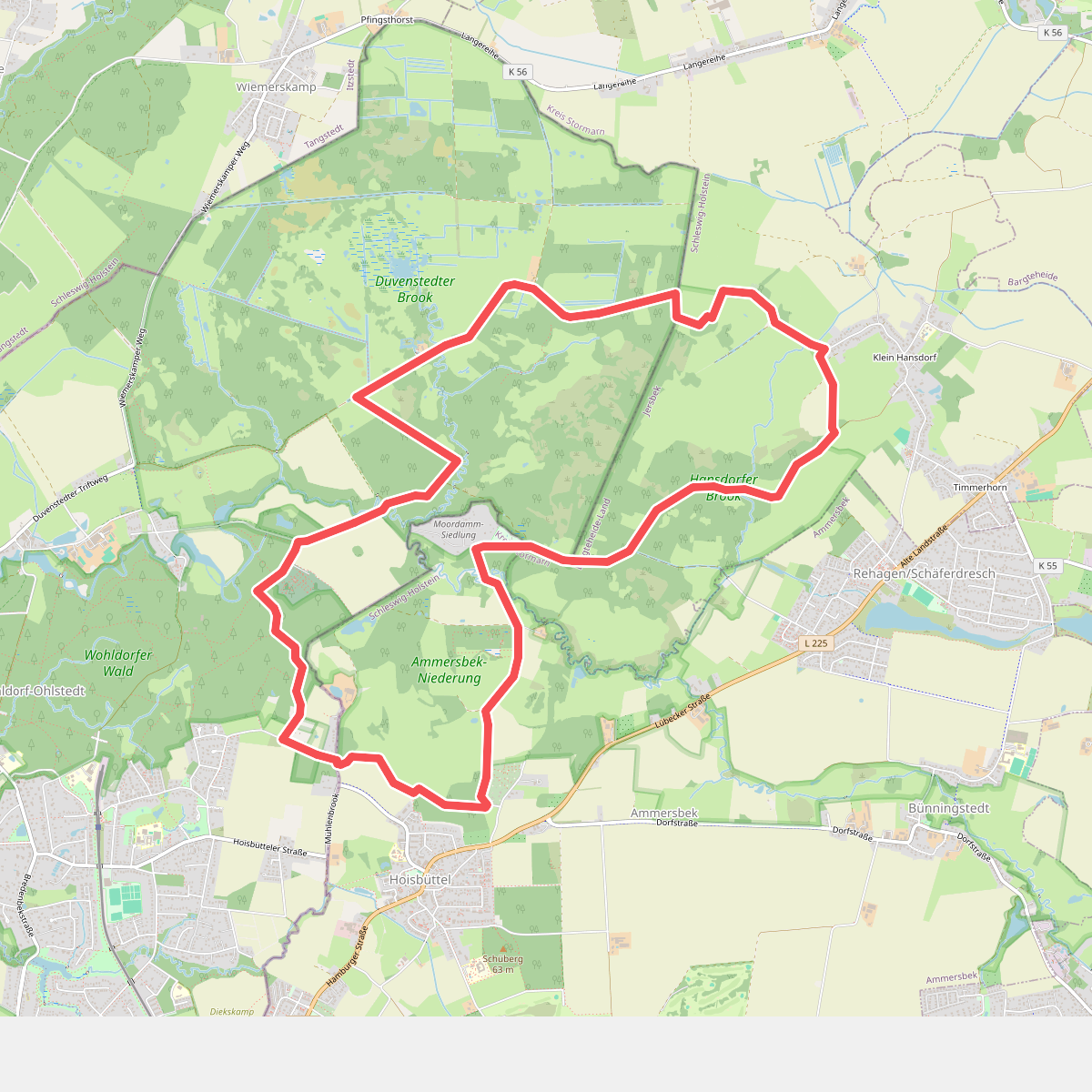 Durch Brook, Wald und Auen