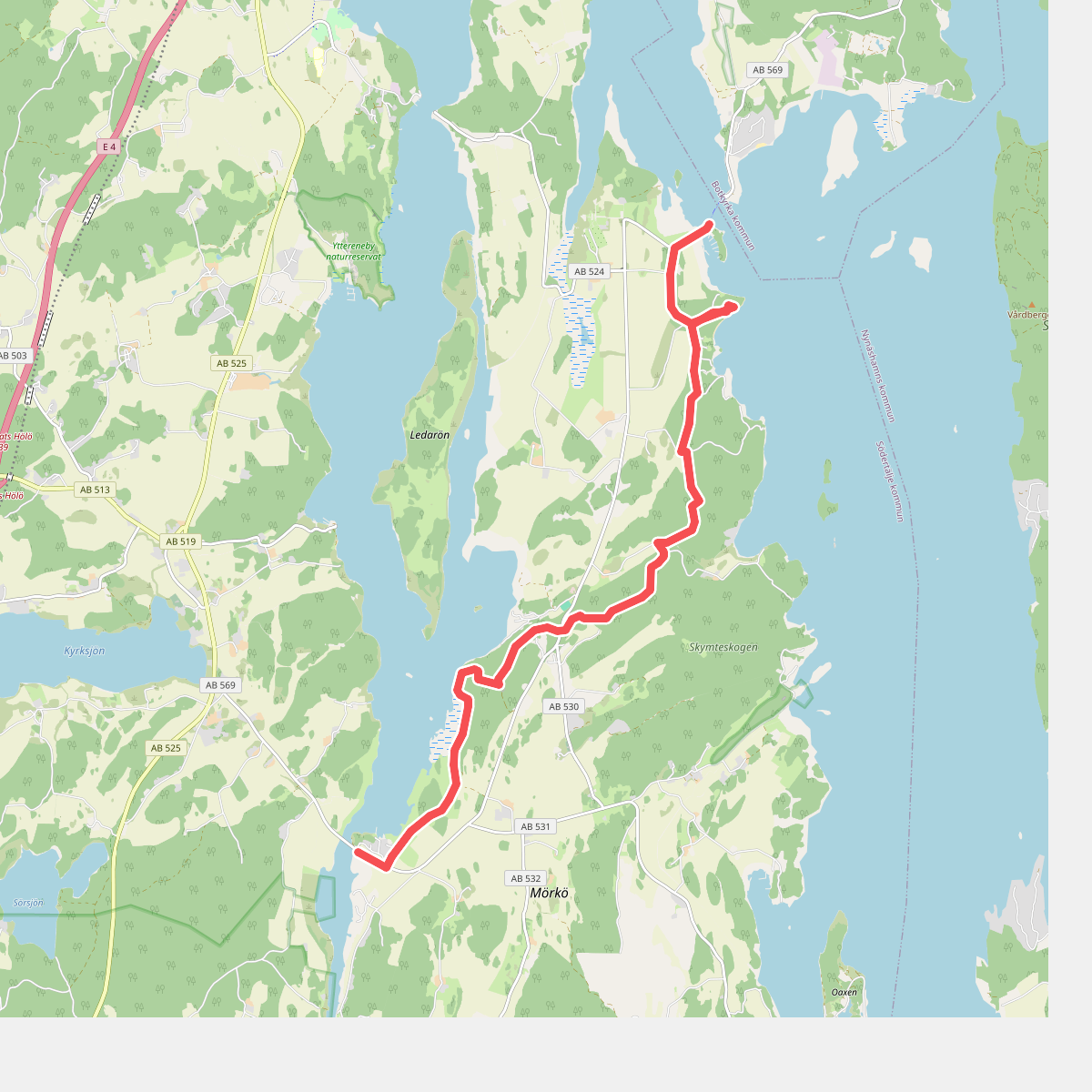 Sörmlandsleden, etapp 58